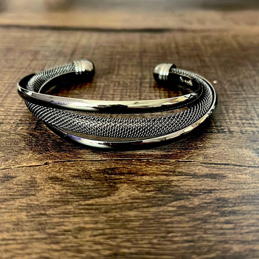 Lia Sophia Gray cuff bracelet